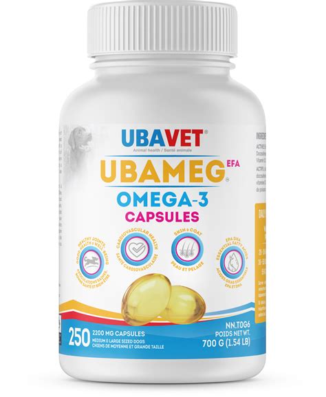 ubavet omega 3 ingredients.